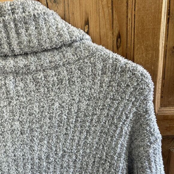Softies Large / XL Sweater Dress Gray Lounger Pocket Cozy Soft Marshmallow - Picture 12 of 12